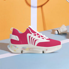 Load image into Gallery viewer, Ti Amo I love you - Exclusive Brand - Cerise Red 2 - Mens / Womens - Air Max React Sneakers - White Soles

