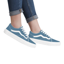 Load image into Gallery viewer, Ti Amo I love you - Exclusive Brand - Grayish Blue - Low Top Flat Sneaker
