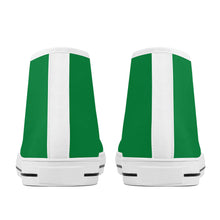 Load image into Gallery viewer, Ti Amo I love you - Exclusive Brand - Fun Green - High-Top Canvas - White Soles
