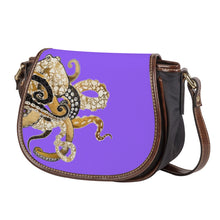 Load image into Gallery viewer, Ti Amo I love you - Exclusive Brand - Heliotrope 3 - Octopus - Saddle Bag
