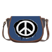 Load image into Gallery viewer, Ti Amo I love you - Exclusive Brand - San Juan - Peace Sign - Saddle Bag
