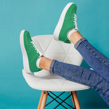 Load image into Gallery viewer, Ti Amo I love you - Exclusive Brand - Shamrock Green - Skeleton Hands with Heart - Low Top Unisex Sneakers
