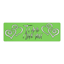 Load image into Gallery viewer, Ti Amo I love you - Exclusive Brand - Pastel Green - Yoga Mat
