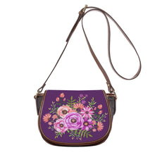 Load image into Gallery viewer, Ti Amo I love you - Exclusive Brand - Bossanova 2 - Pink Floral -  Saddle Bag
