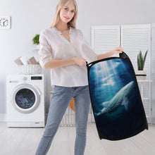 Load image into Gallery viewer, Ti Amo I love you - Exclusive Brand - Whale Shark - Laundry Hamper Black
