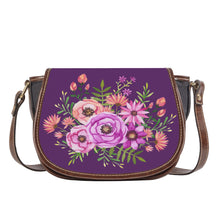 Load image into Gallery viewer, Ti Amo I love you - Exclusive Brand - Bossanova 2 - Pink Floral -  Saddle Bag
