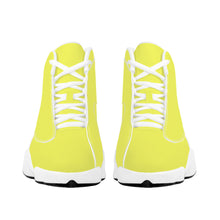 Load image into Gallery viewer, Ti Amo I love you - Exclusive Brand - Sandy Yellow - Double Heart Logo - Mens / Womens - Unisex  Basketball Shoes - White Laces
