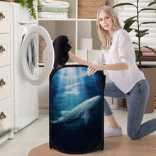 Load image into Gallery viewer, Ti Amo I love you - Exclusive Brand - Whale Shark - Laundry Hamper Black
