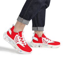 Load image into Gallery viewer, Ti Amo I love you - Exclusive Brand - Ferrari Red  - Mens / Womens - Air Max React Sneakers - White Soles
