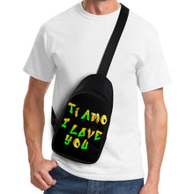 Load image into Gallery viewer, Ti Amo I love you -  Exclusive Brand  - Hip Hop Lettering - Chest Bag
