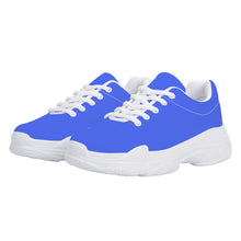 Load image into Gallery viewer, Ti Amo I love you - Exclusive Brand - Neon Blue - Angry Fish - Chunky Sneakers - White Soles
