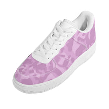 Load image into Gallery viewer, Ti Amo I love you - Exclusive Brand - Lilac 2 &amp; Melanie Camouflage - Low Top Unisex Sneakers
