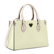 Load image into Gallery viewer, Ti Amo I love you - Exclusive Brand - Moon Glow - Luxury Womens PU Tote Bag - Cream Straps
