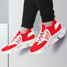 Load image into Gallery viewer, Ti Amo I love you - Exclusive Brand - Ferrari Red  - Mens / Womens - Air Max React Sneakers - White Soles
