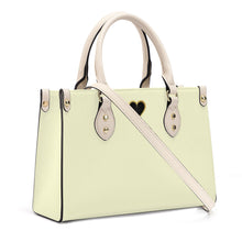 Load image into Gallery viewer, Ti Amo I love you - Exclusive Brand - Moon Glow - Luxury Womens PU Tote Bag - Cream Straps
