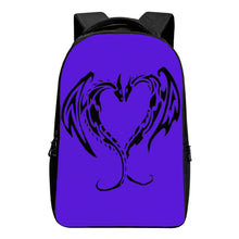 Load image into Gallery viewer, Ti Amo I love you - Exclusive Brand - Dark Purple - Laptop Backpack
