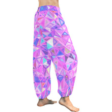 Load image into Gallery viewer, Ti Amo I love you  - Exclusive Brand - Heliotrope Kaleidoscope - Women&#39;s Harem Pants
