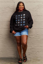 Load image into Gallery viewer, Simply Love Full Size Snowflakes Round Neck Sweatshirt
