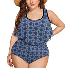 Load image into Gallery viewer, Ti Amo I love you Exclusive Brand  - Womens Plus Size 2pc Top+ Bottoms Swimsuit - Bathing Suits - Sizes XL-4XL
