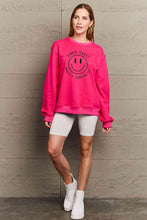 Load image into Gallery viewer, Simply Love Full Size Smiling Face Graphic Sweatshirt
