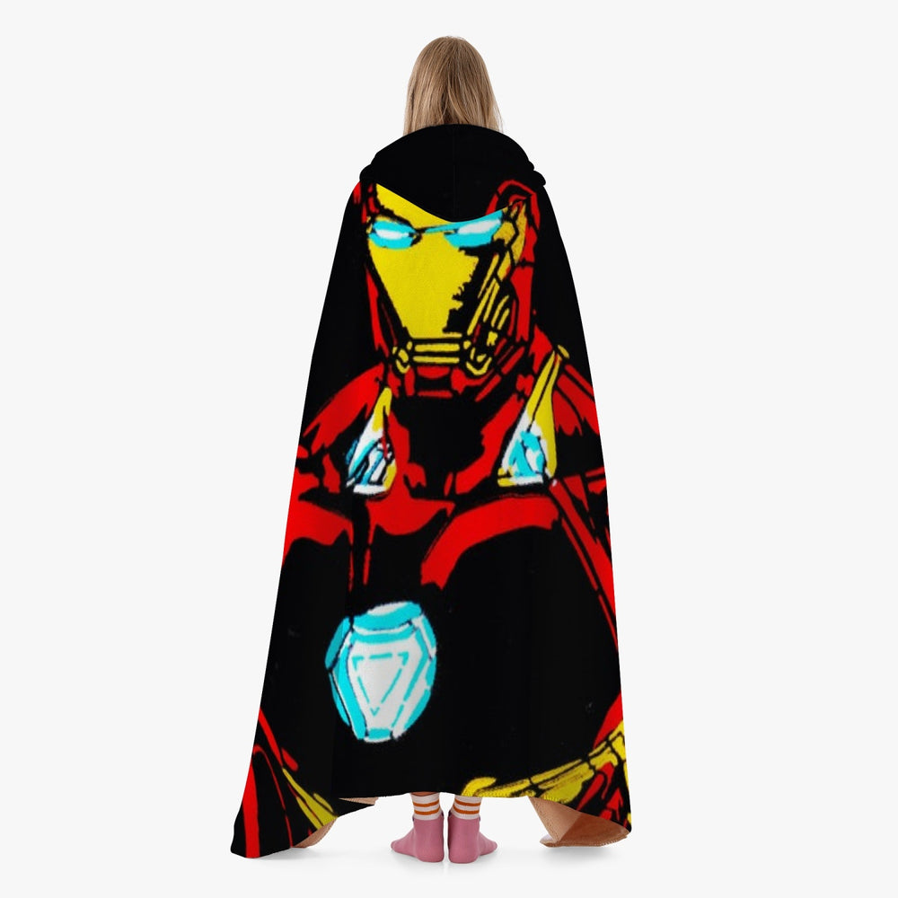 Ti Amo I love you - Exclusive Brand - Iron Man - 2 Sizes - Dual-Stitched Hoodie Blanket