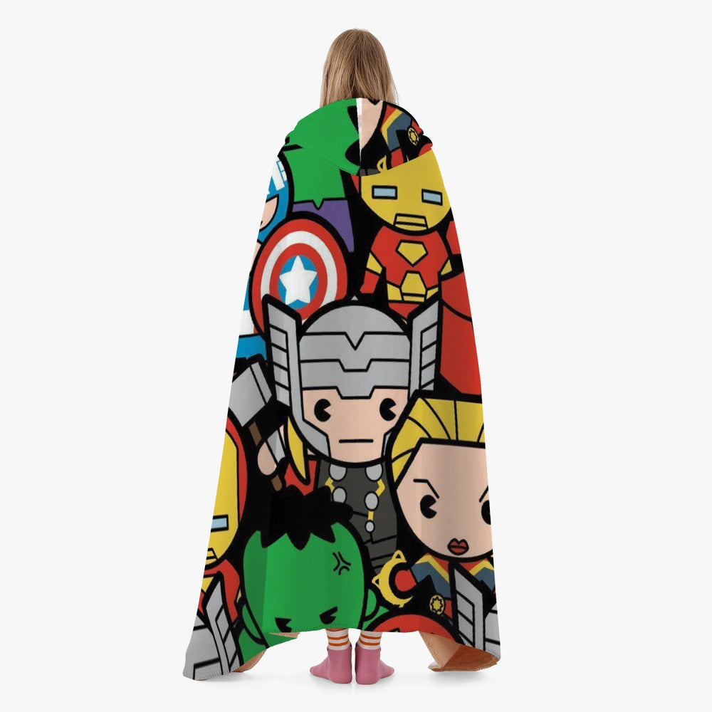 Ti Amo I love you - Exclusive Brand - Marvel - 2 Sizes - Dual-Stitched Hoodie Blanket