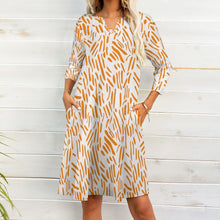 Load image into Gallery viewer, Ti Amo I love you - Exclusive Brand - 7-Point Long Sleeved Dress
