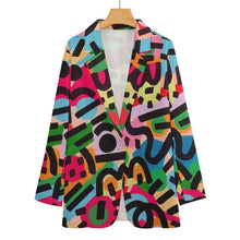 Load image into Gallery viewer, Ti Amo I love you - Exclusive Brand - Womens Suit Blazer Jacket - 2XS-2XL
