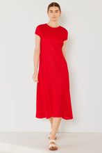 Load image into Gallery viewer, Marina West Swim Pleated Cap Sleeve A-Line Dress
