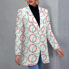 Load image into Gallery viewer, Ti Amo I love you - Exclusive Brand - Womens Suit Blazer Jacket - 2XS-2XL
