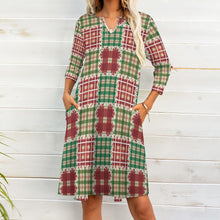 Load image into Gallery viewer, Ti Amo I love you - Exclusive Brand - 10 Styles -  Winter &amp; Christmas -  7-point  Sleeve Dress - Sizes S-5XL
