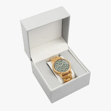 Load image into Gallery viewer, Ti Amo I love you - Exclusive Brand  - The Mandalorian - Italian Olive Lumber Wooden Watch
