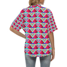 Load image into Gallery viewer, Ti Amo I love you - Exclusive Brand  - Women&#39;s Hawaiian Shirts - Sizes S-2XL
