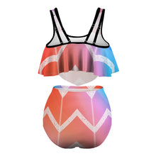 Load image into Gallery viewer, Ti Amo I love you Exclusive Brand  - Womens Plus Size 2pc Top+ Bottoms Swimsuit - Bathing Suits - Sizes XL-4XL
