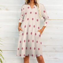 Load image into Gallery viewer, Ti Amo I love you - Exclusive Brand - 7-Point Long Sleeved Dress
