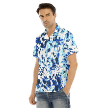 Load image into Gallery viewer, Ti Amo I love you -Exclusive Brand  - Men&#39;s Lapel Collar Short Sleeve T-shirt With Concealed Placket
