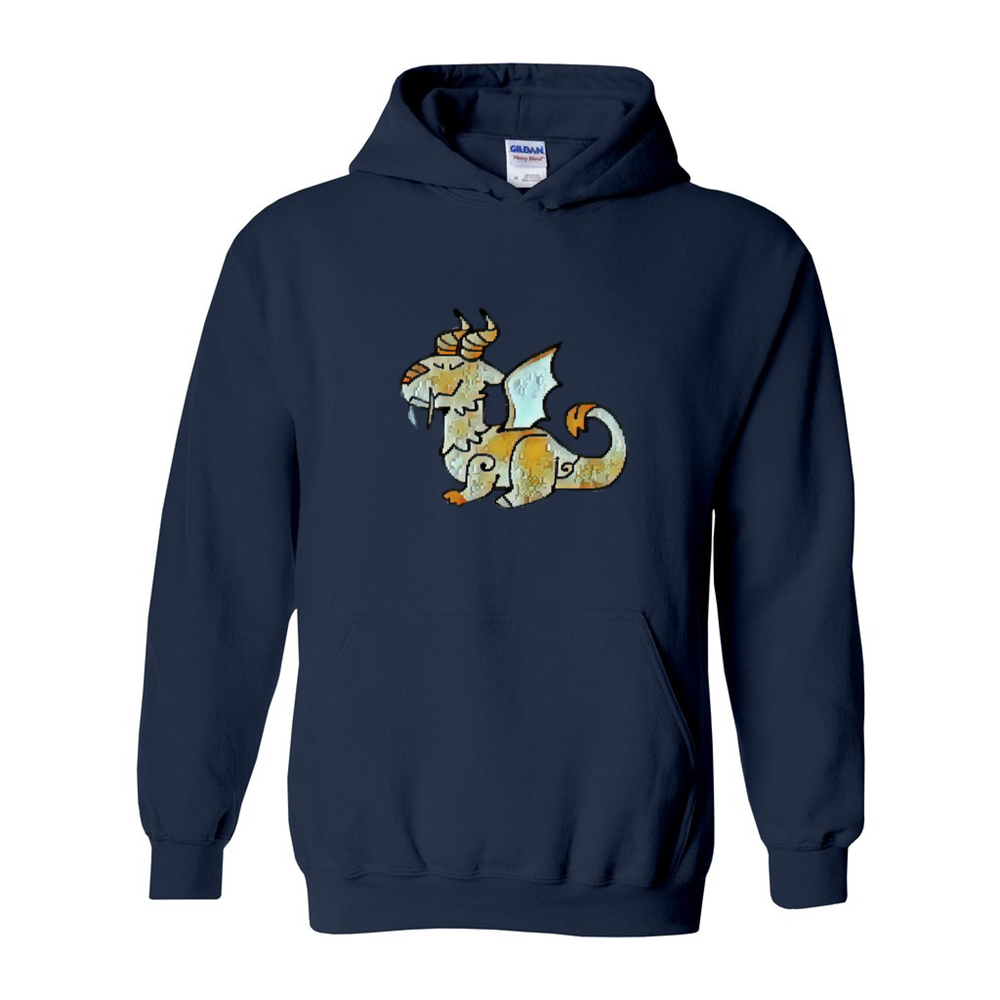 Ti Amo I love you - Exclusive Brand - Whimsical Dragon - 10 Colors - Unisex Heavy Blend Hooded Sweatshirt
