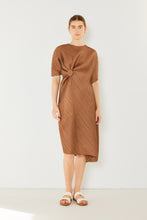 Load image into Gallery viewer, Marina West Swim Pleated Dolman Sleeve Dress
