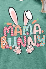 Load image into Gallery viewer, MAMA BUNNY Easter Graphic Short Sleeve Tee
