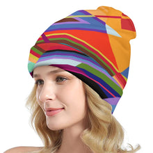 Load image into Gallery viewer, Ti Amo I love you - Exclusive Brand  - Unisex Colorful Geometrical Pattern - Knit Hat
