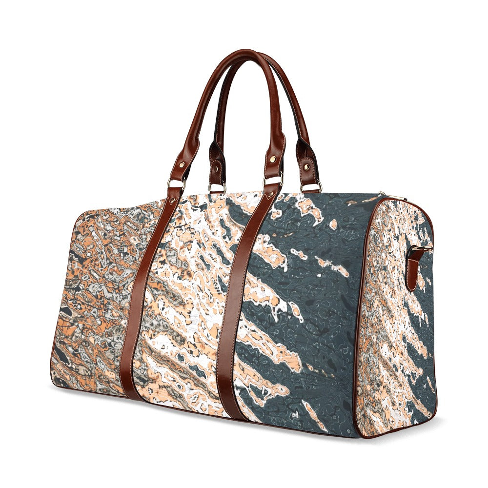 Ti Amo I love you - Exclusive Brand - 9 Styles - Travel Bag - Brown Handles
