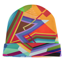 Load image into Gallery viewer, Ti Amo I love you - Exclusive Brand  - Unisex Colorful Geometrical Pattern - Knit Hat
