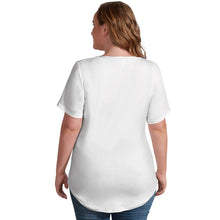 Load image into Gallery viewer, Ti Amo I love you - Exclusive Brand - Womens Plus Size V-Neck Short Sleeve Ladies T-Shirts - Sizes XL-4XL
