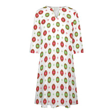 Load image into Gallery viewer, Ti Amo I love you - Exclusive Brand - 8 Styles Christmas -  7-point Sleeve Dresses - Sizes S-5XL
