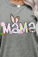 Load image into Gallery viewer, Easter MAMA Graphic Round Neck T-Shirt
