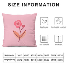 Load image into Gallery viewer, Ti Amo I love you - Exclusive Brand - 9 Colors - 7 Sizes - Flower Plush Pillow Case
