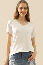 Load image into Gallery viewer, Ninexis Full Size V-Neck Short Sleeve T-Shirt
