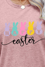 Load image into Gallery viewer, HAPPY EASTER Graphic Round Neck T-Shirt
