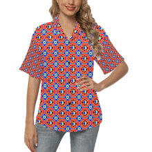 Load image into Gallery viewer, Ti Amo I love you - Exclusive Brand  - Women&#39;s Hawaiian Shirts - Sizes S-2XL
