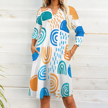 Load image into Gallery viewer, Ti Amo I love you - Exclusive Brand - 7-Point Long Sleeved Dress
